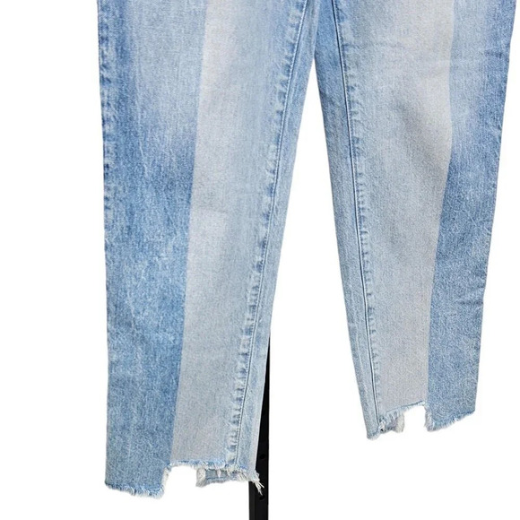 AG Adriano Goldschmied The Phoebe Vintage High Waisted Tapered Leg Raw Edge  28 - Picture 9 of 10